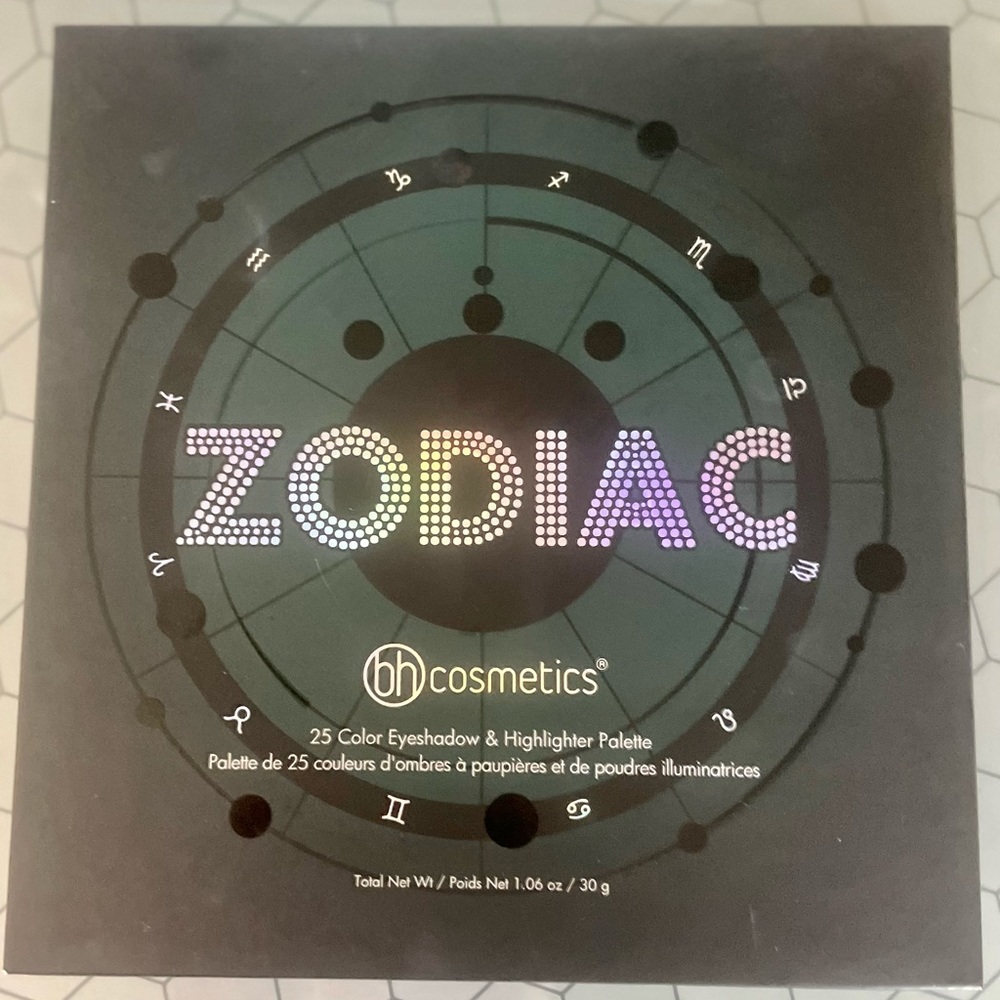 EUC BH Cosmetics Zodiac eyeshadow palette. Only swatched!